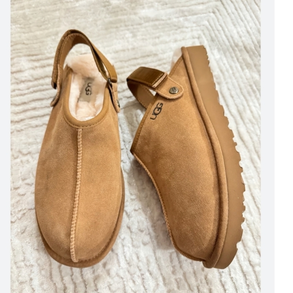 UGG Lanah Clog In Chestnut 8 NWT